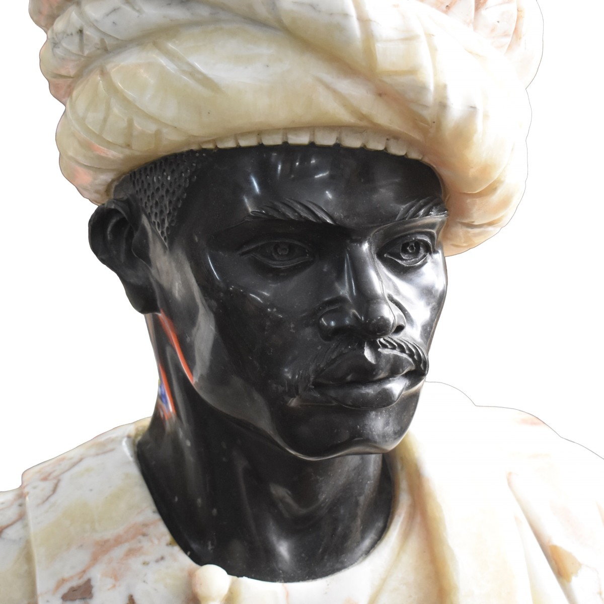Sculptured Bust of a Moor
