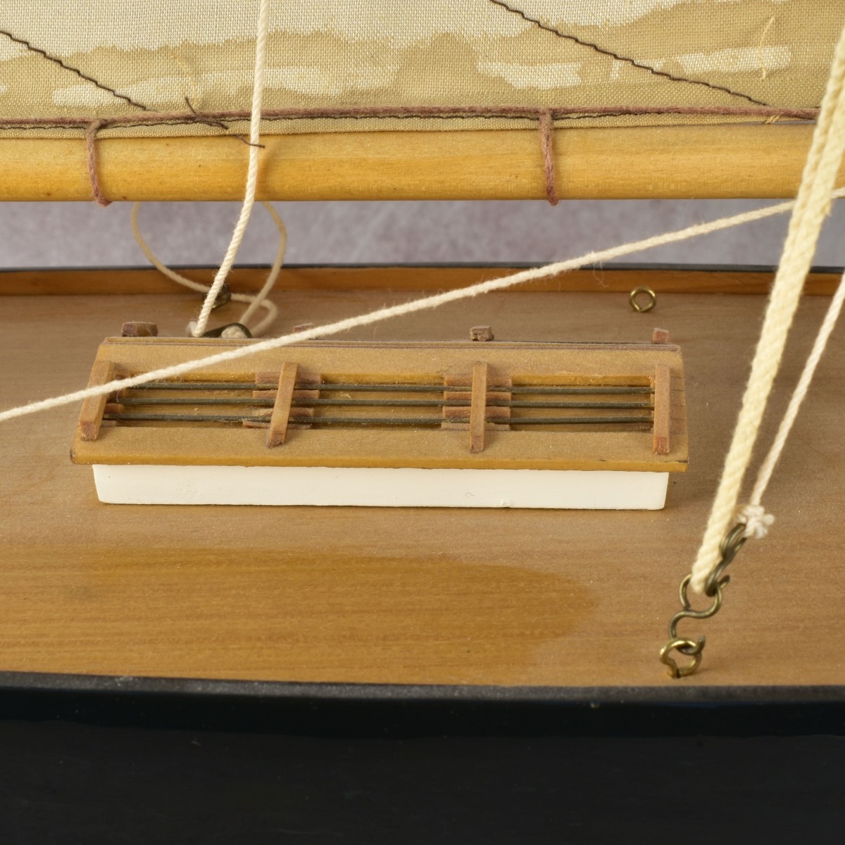 Fully Rigged Sailboat Model