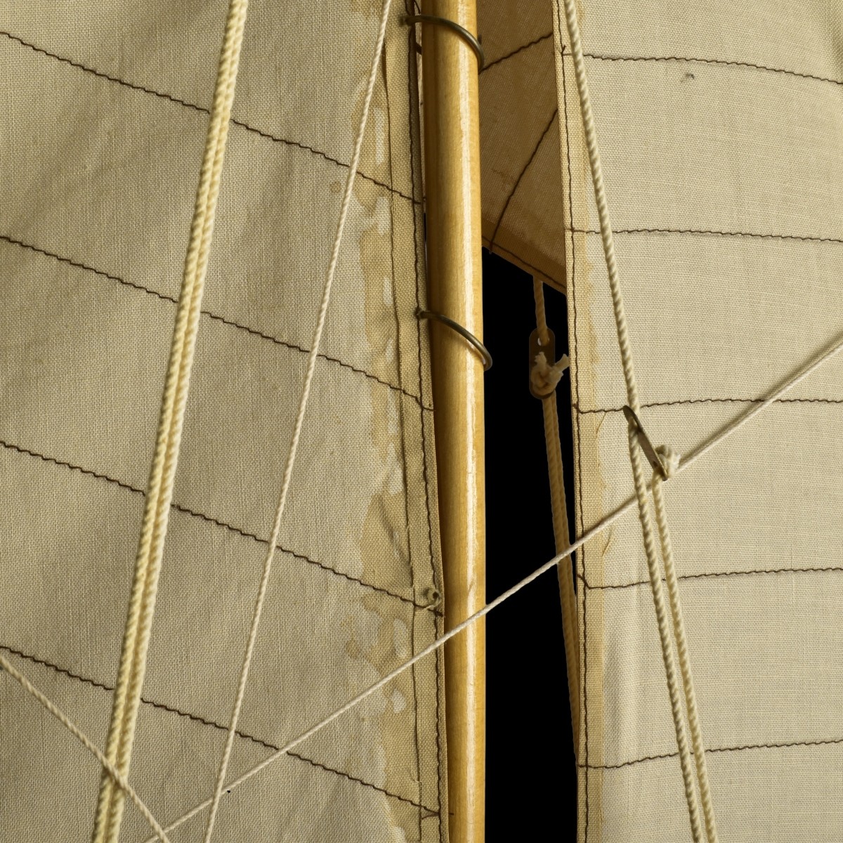 Fully Rigged Sailboat Model