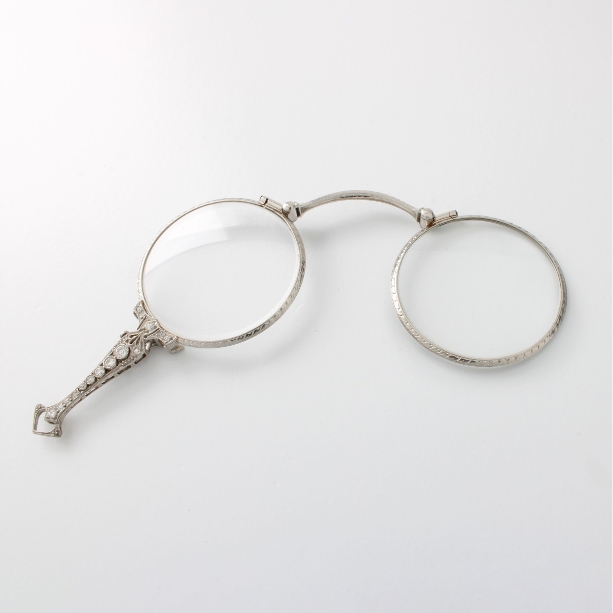 Diamond and Platinum Lorgnette