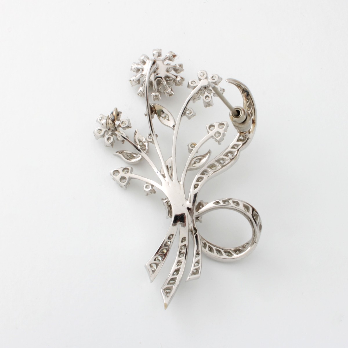 Diamond and 14K Pendant / Brooch