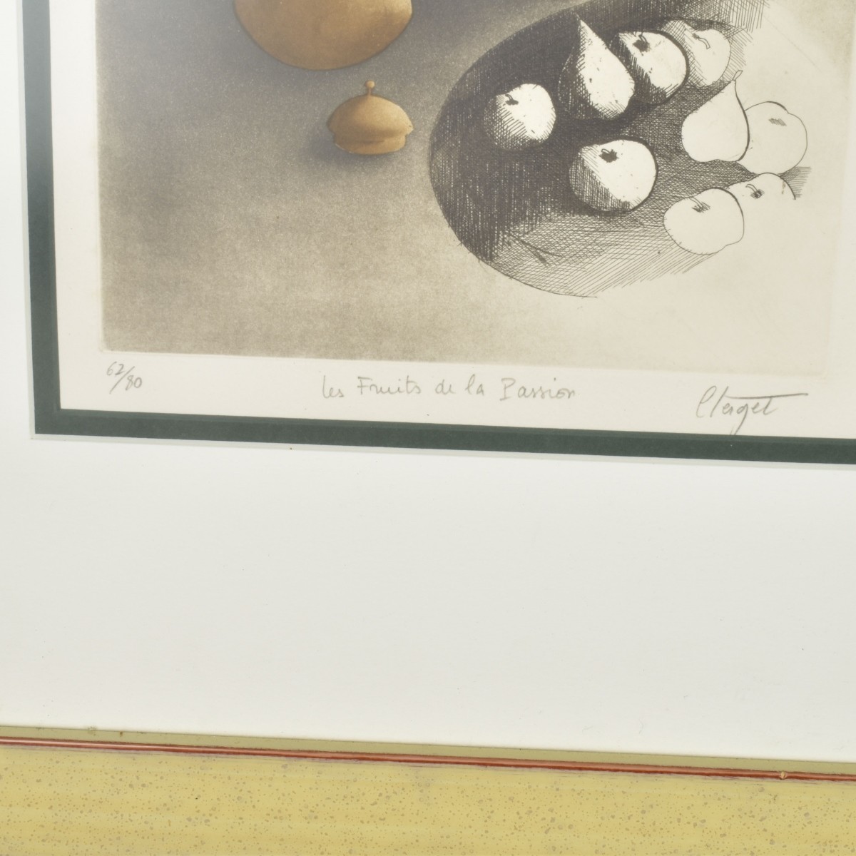 Framed Colored Lithographs