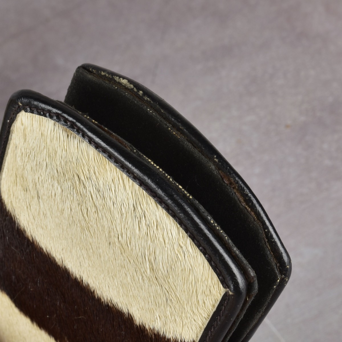 Zebra Skin Box and Glasses Case