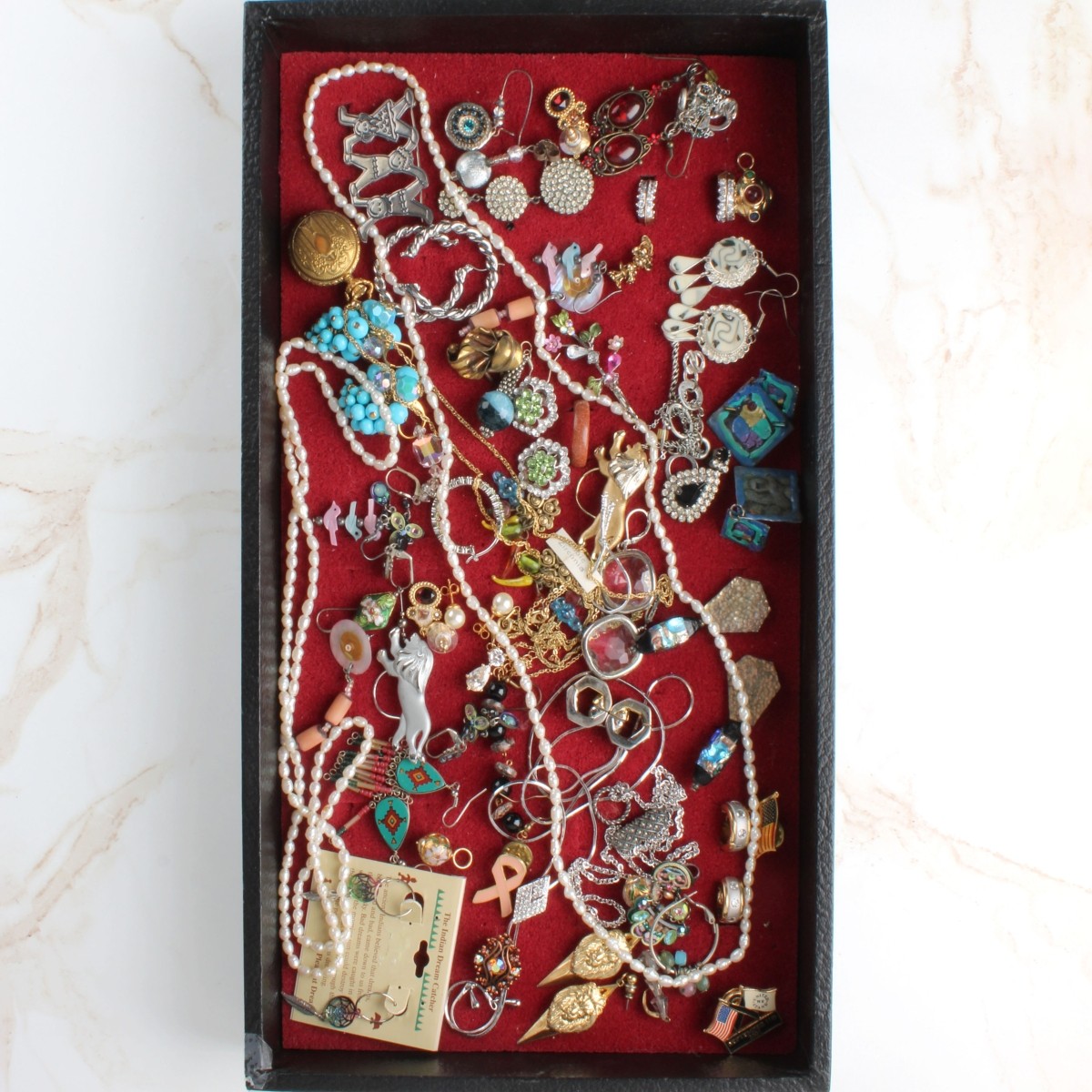 Tray Lot of Fashion Jewelry