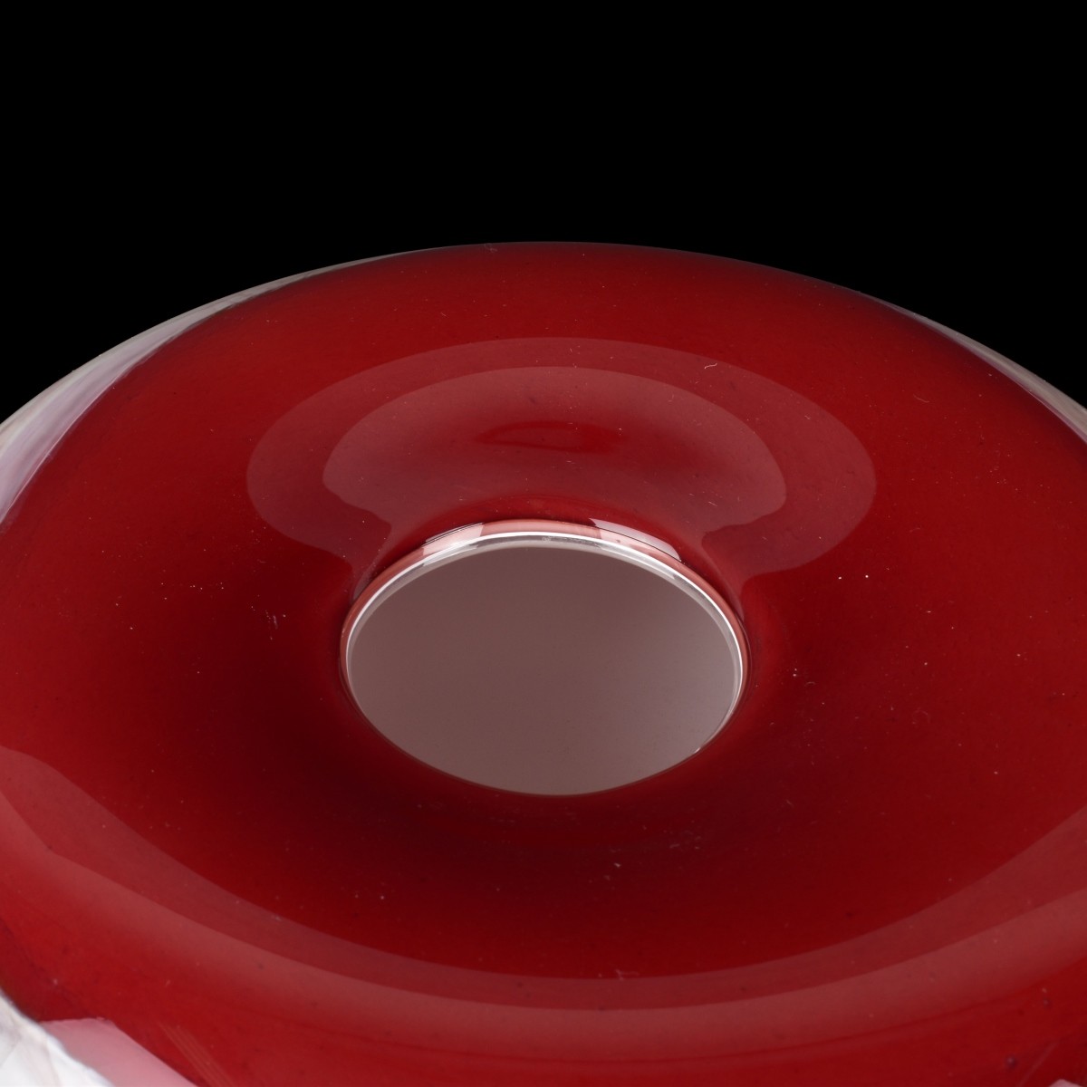 Carl Black Art Glass Bowl and Cover