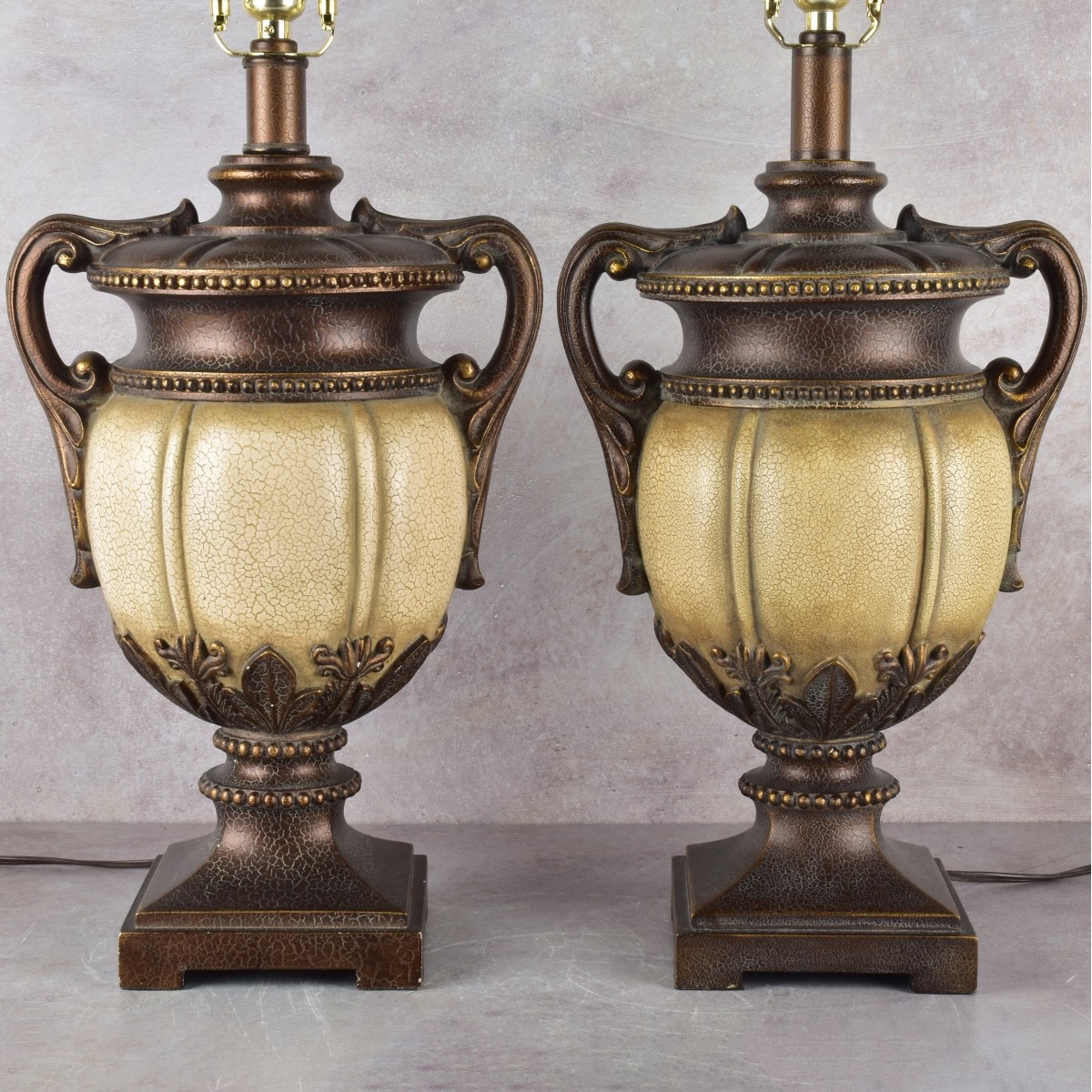 Neo-classical Style Urn Lamps