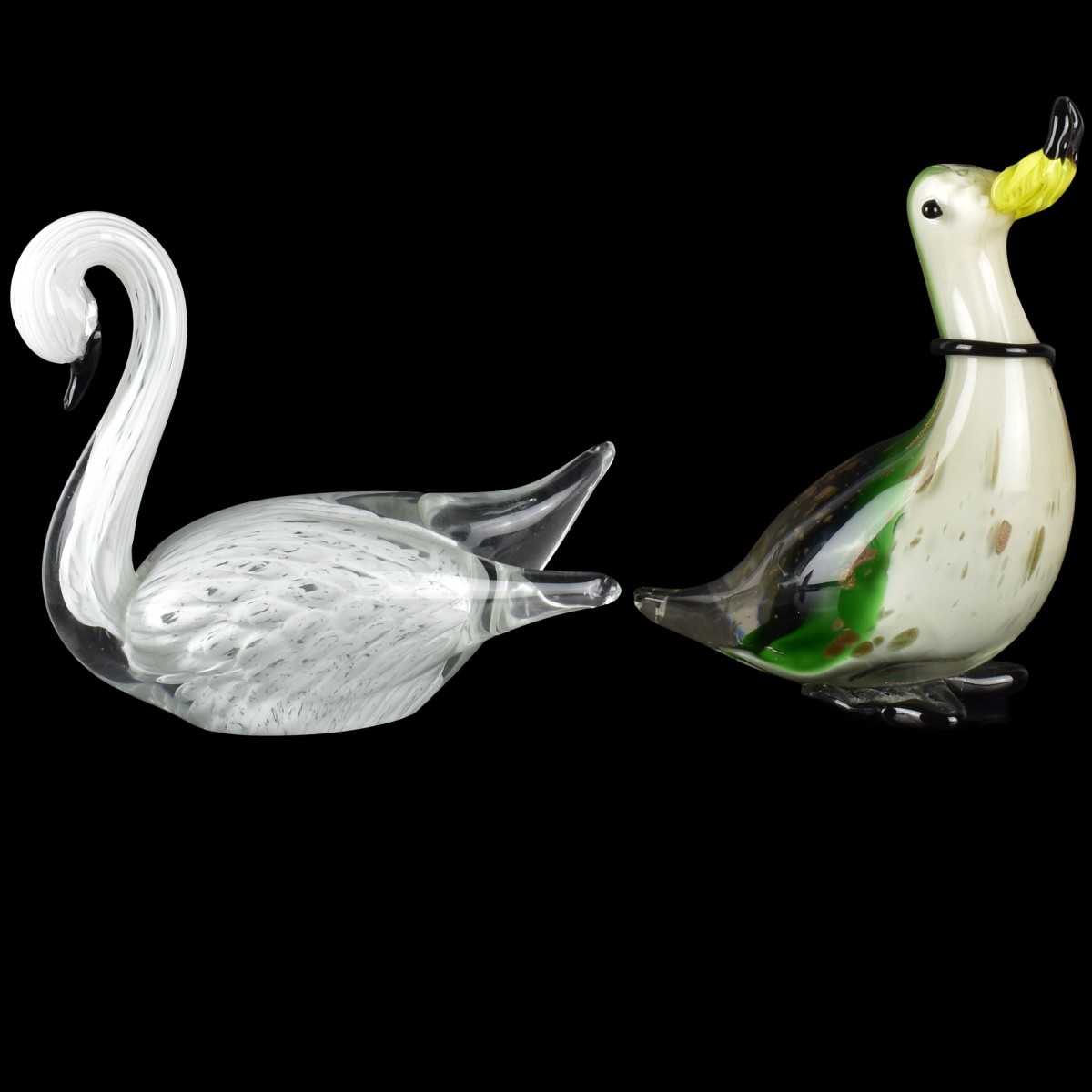 Vintage Murano Glass Sculptures