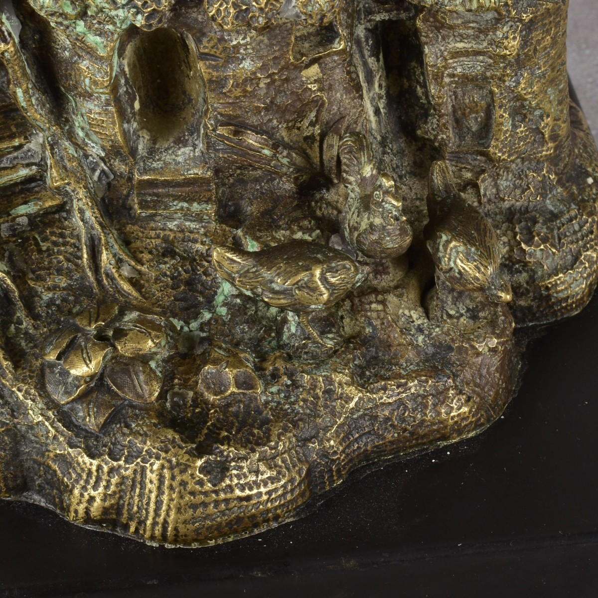 Vintage Gilded Bronze Fairy Tower