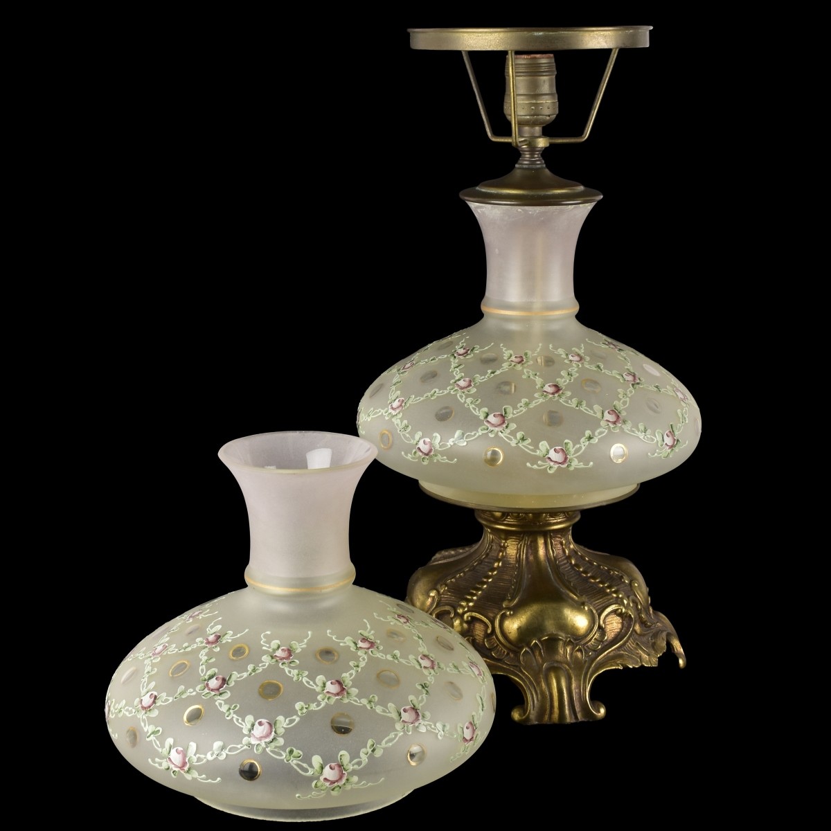 Vintage Victorian Table Lamp