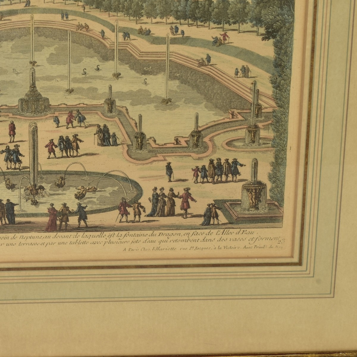 18th Century Versailles Garden Engravings