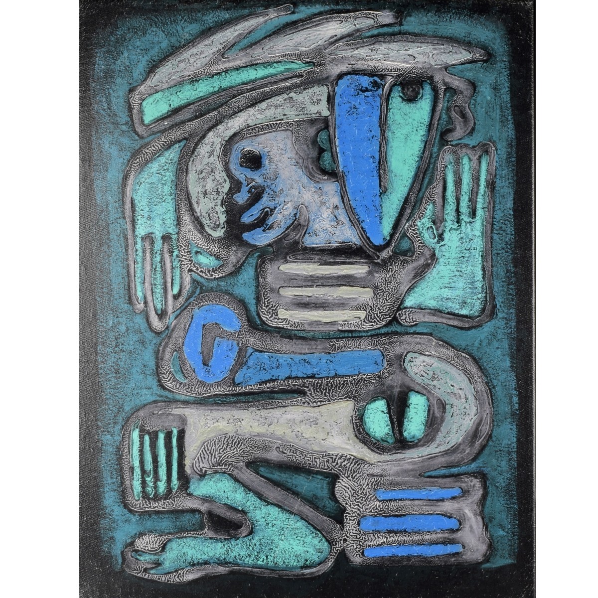 Attrib. to: Dimitri Batoev Modern Abstract Giclee