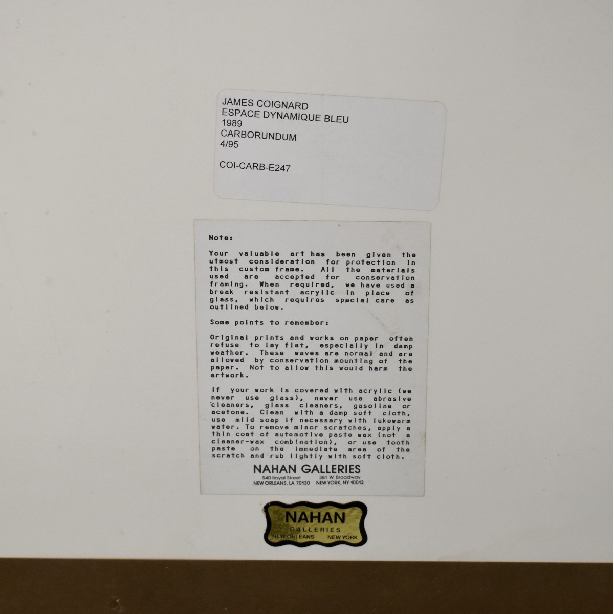 James Coignard, French (1925-2008)