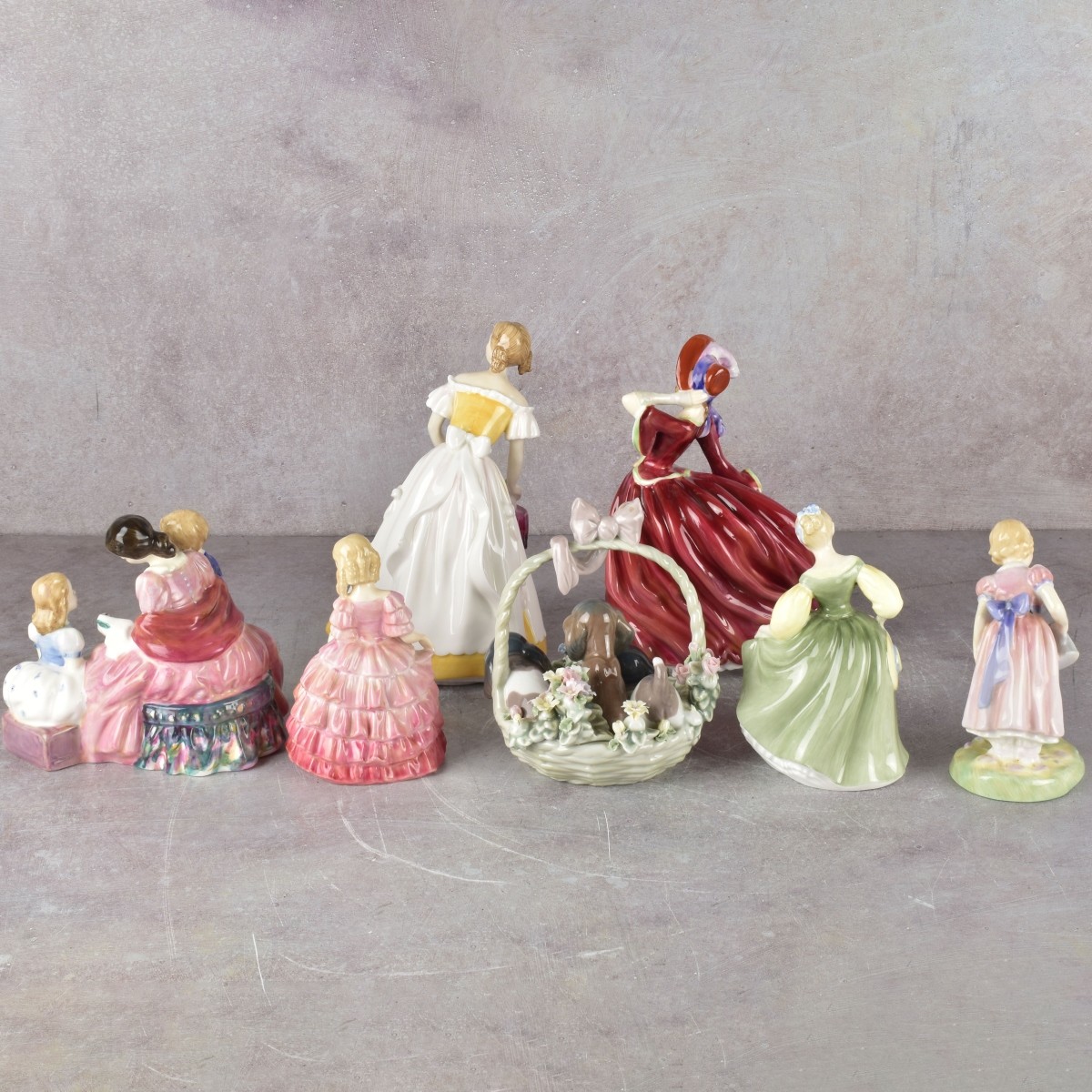 Lladro and Royal Doulton Porcelain Sculptures
