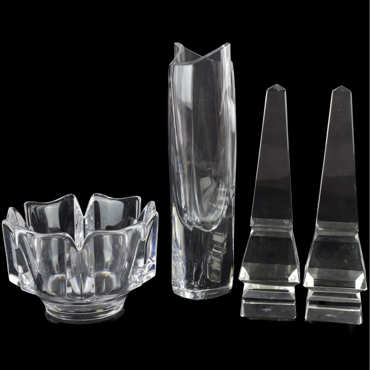 Collection of Mid-century Modern Crystal Pieces