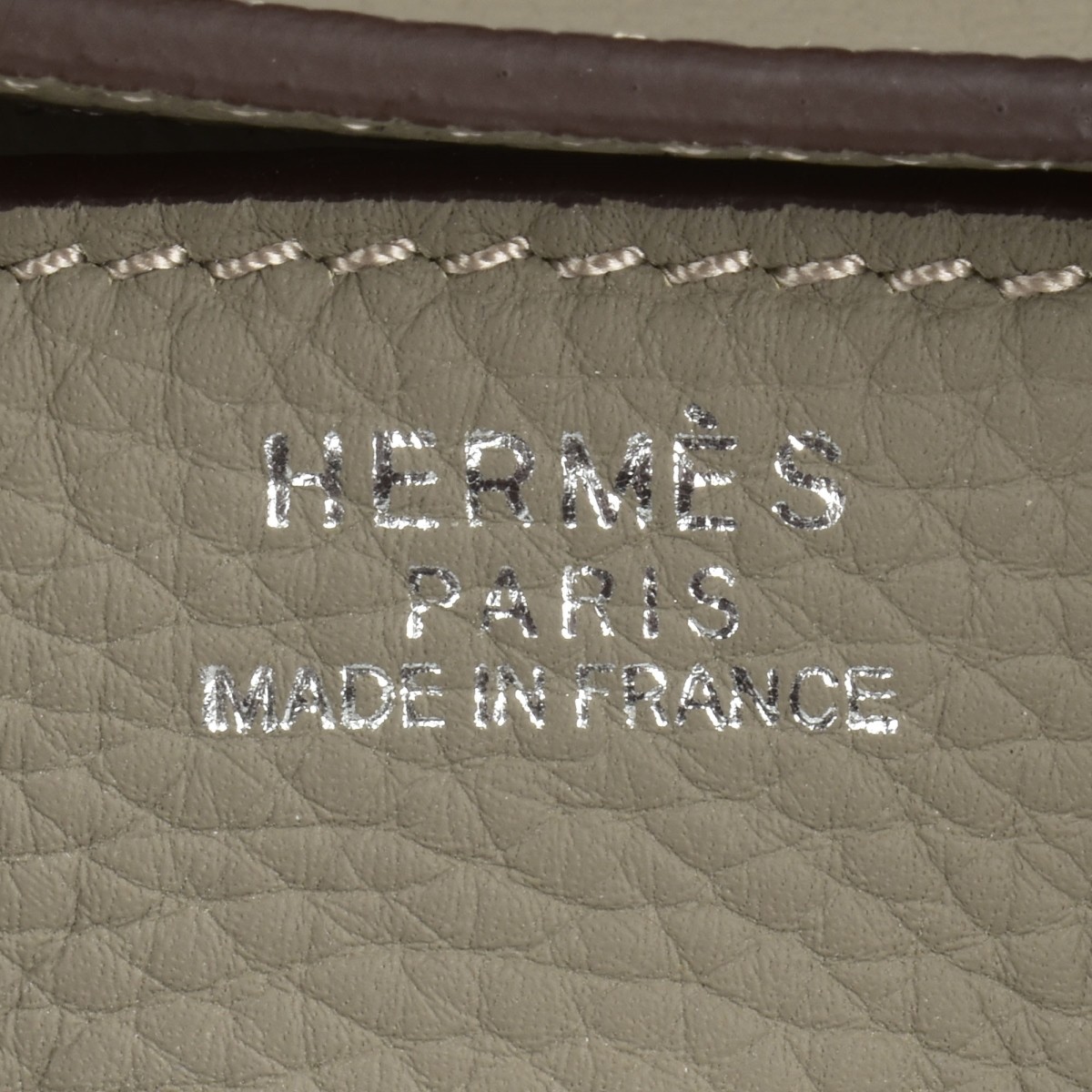 Replica Hermes Birkin Taupe Leather Bag