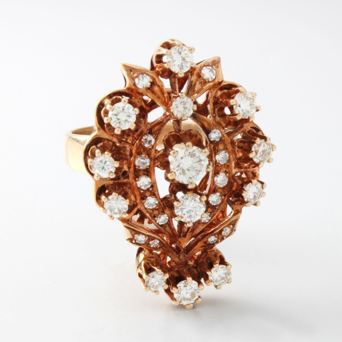 Diamond and 14K Ring