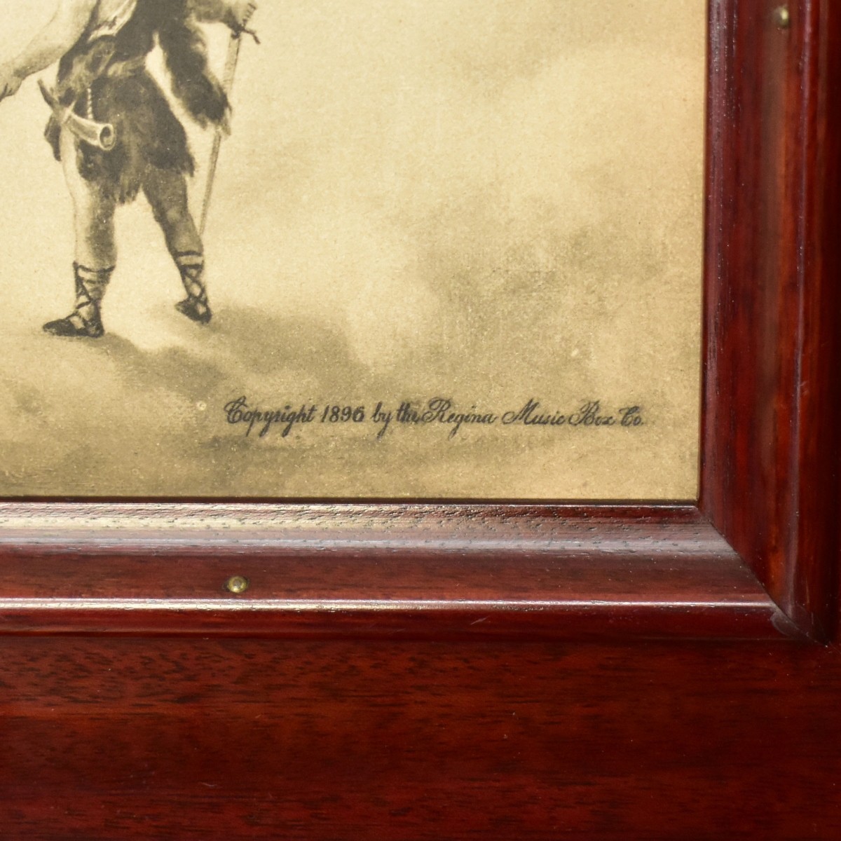 Regina 15 1/2" Metal Disk Music Box