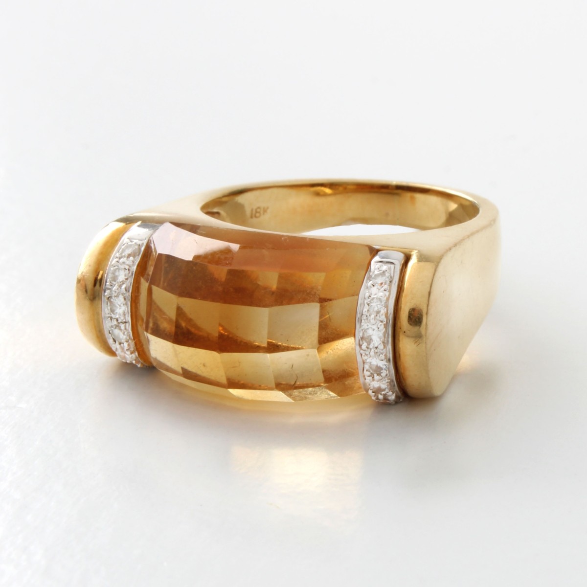 Bulgari 18K Tronchetto Ring