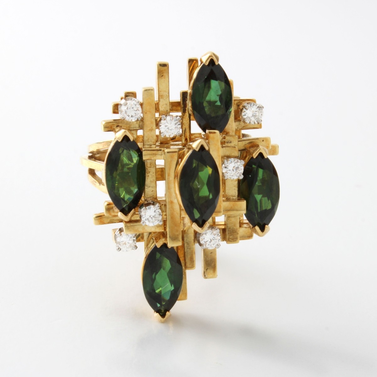 Henry Dunay Tourmaline & Diamond Ring