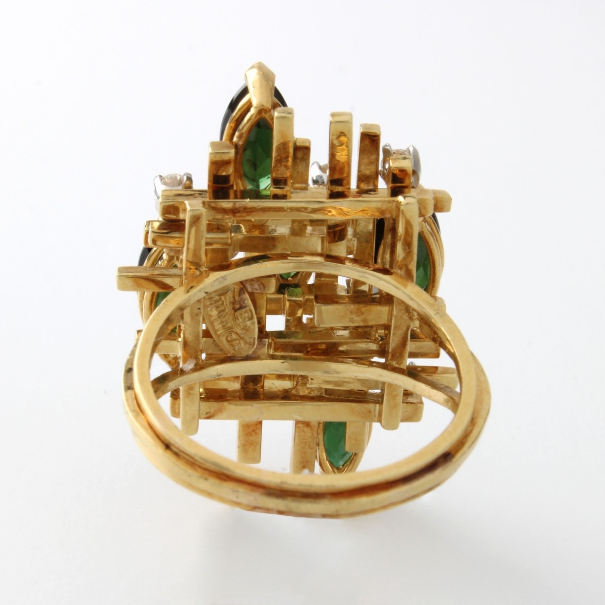 Henry Dunay Tourmaline & Diamond Ring