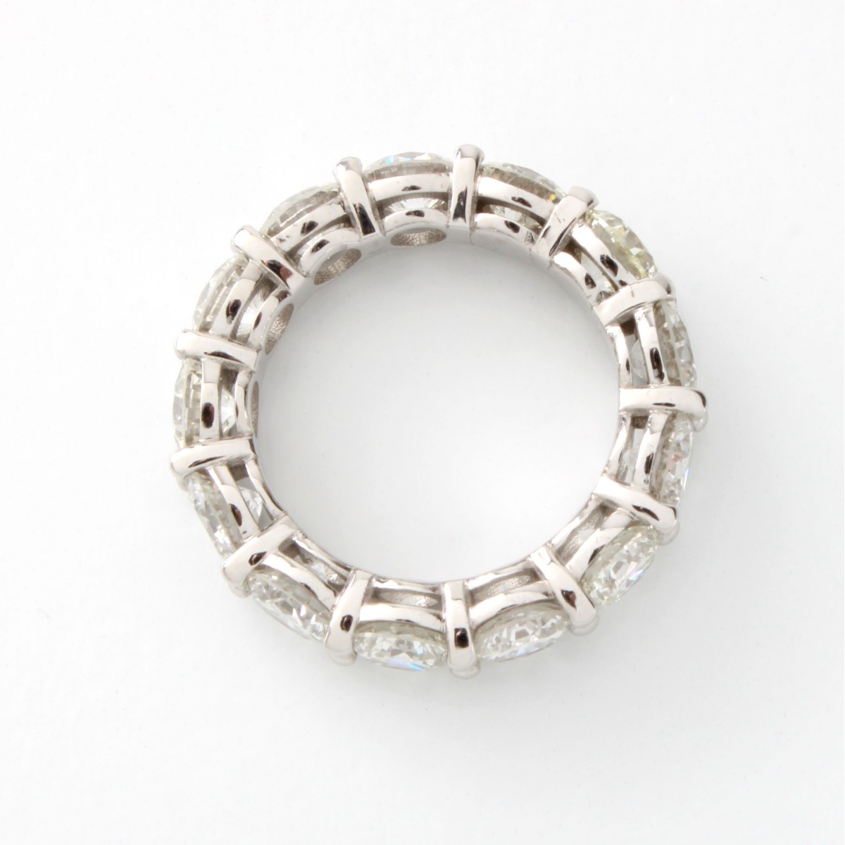 Diamond and 18K Eternity Band