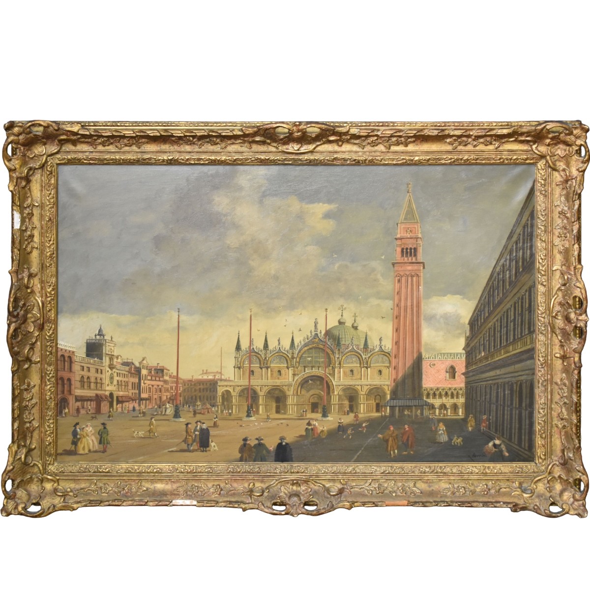 Basilico di San Marco, Venezia Oil on Canvas