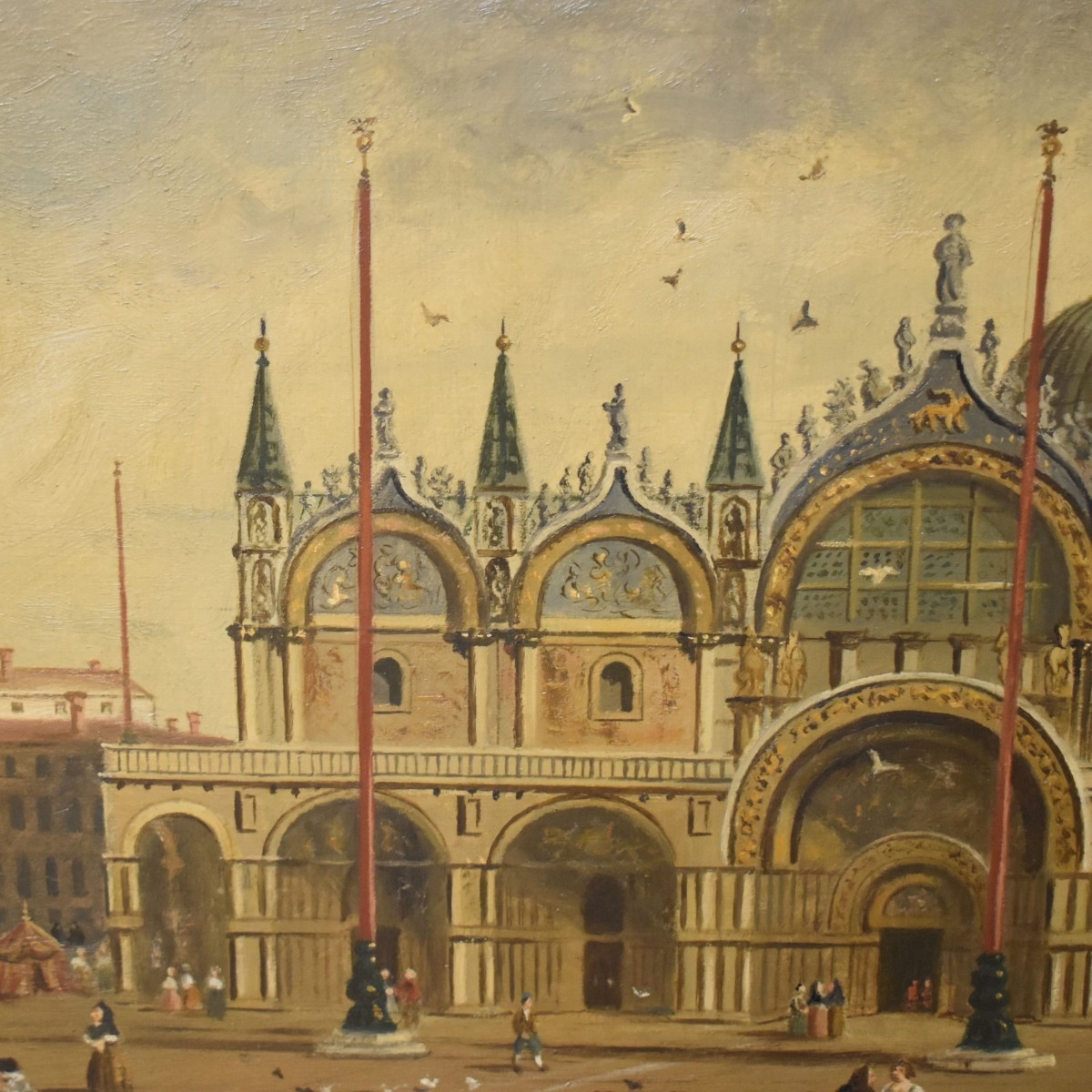 Basilico di San Marco, Venezia Oil on Canvas
