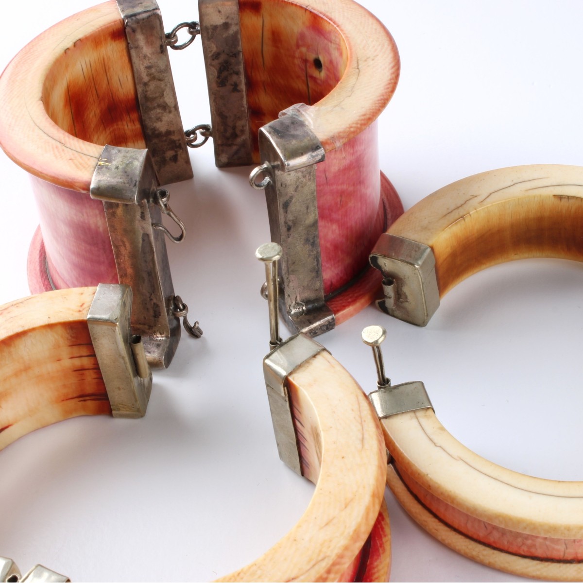 Vintage Carved Cuff Bracelets