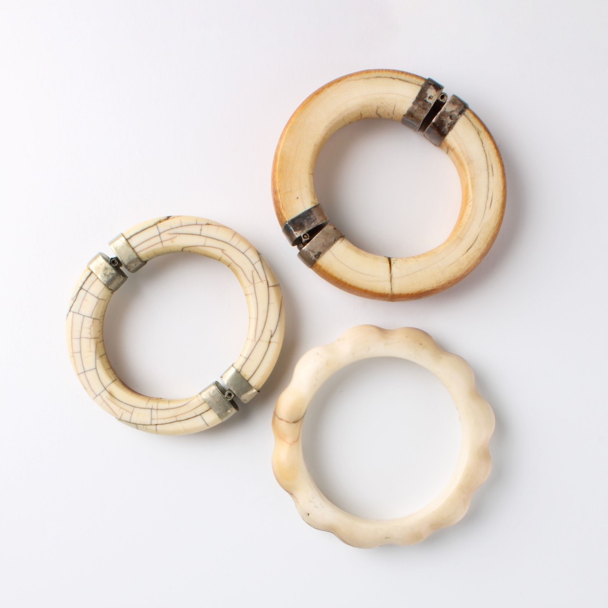 Vintage Carved Cuff Bracelets