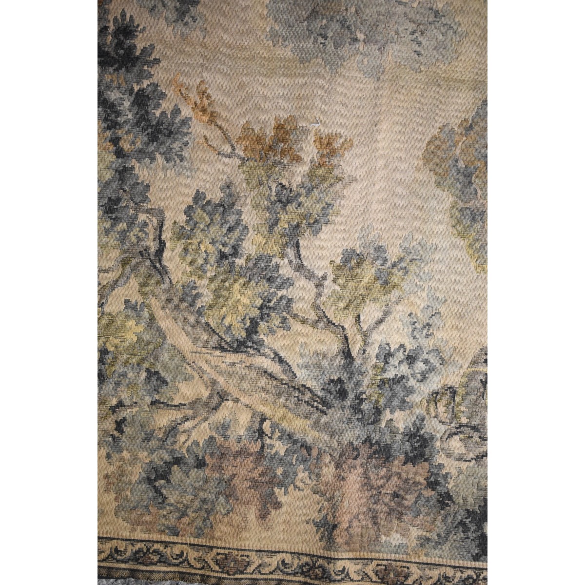 Vintage French Aubusson Style Tapestry