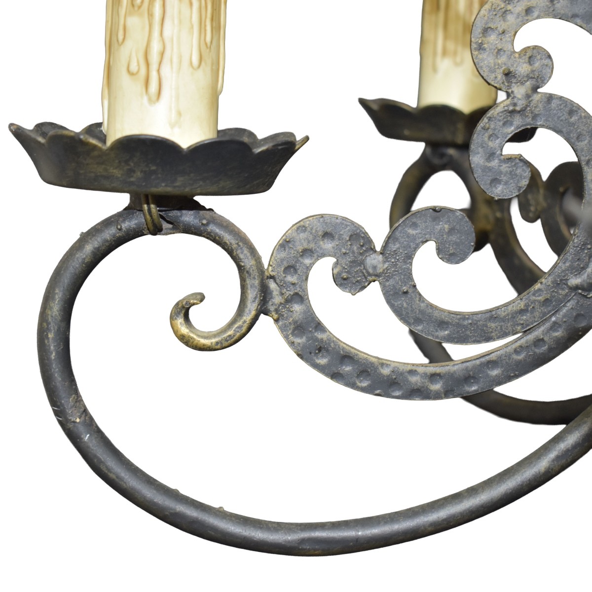 Vintage Wrought Iron Tourchier