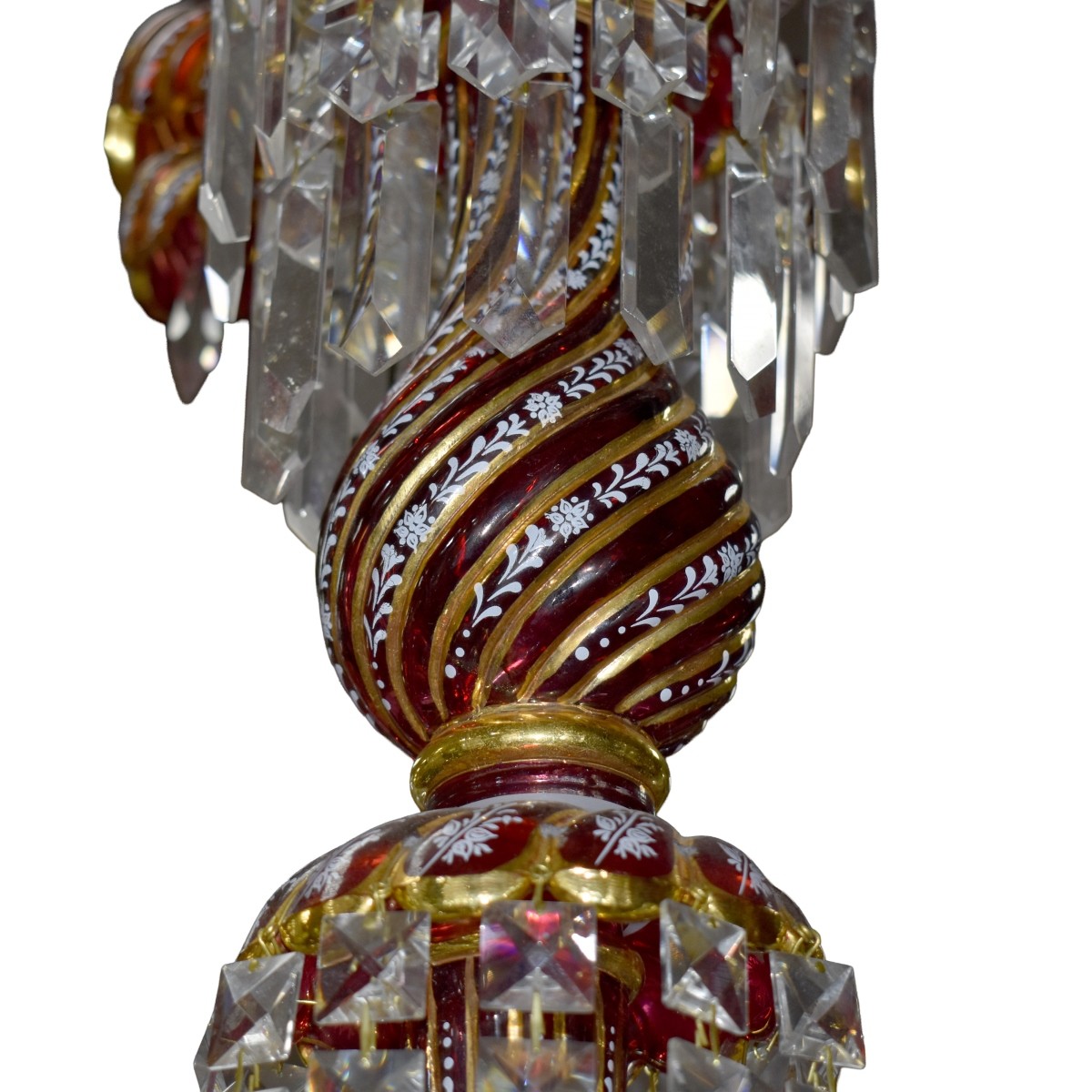 Mid-20th Century Crystal Chandelier