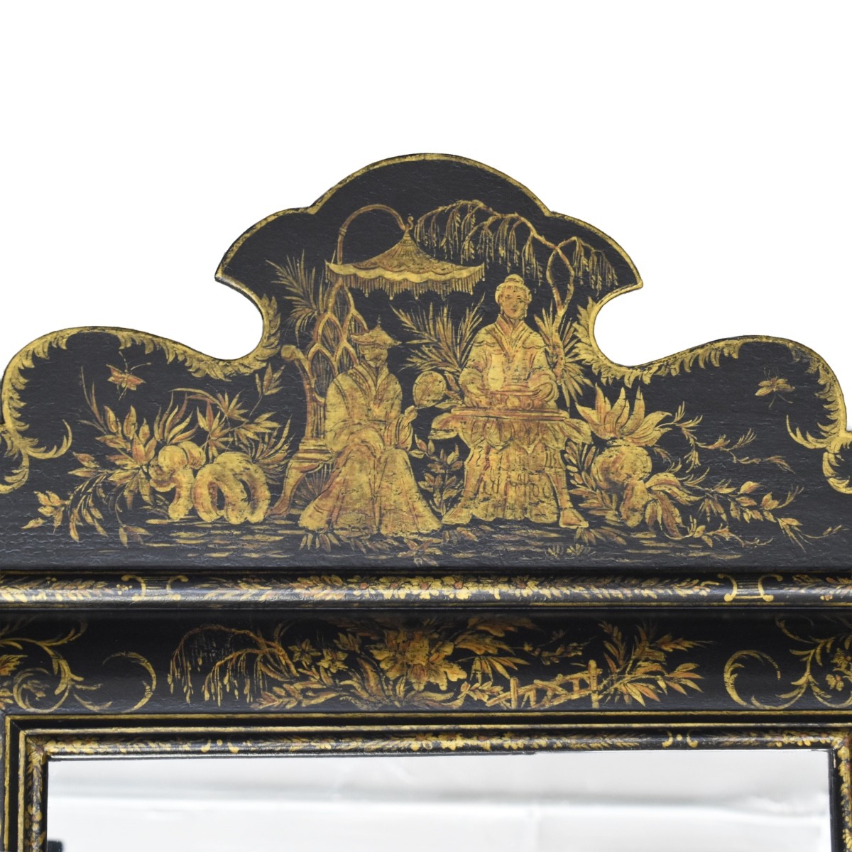 Queen Ann Style Chinoiserie Mirror