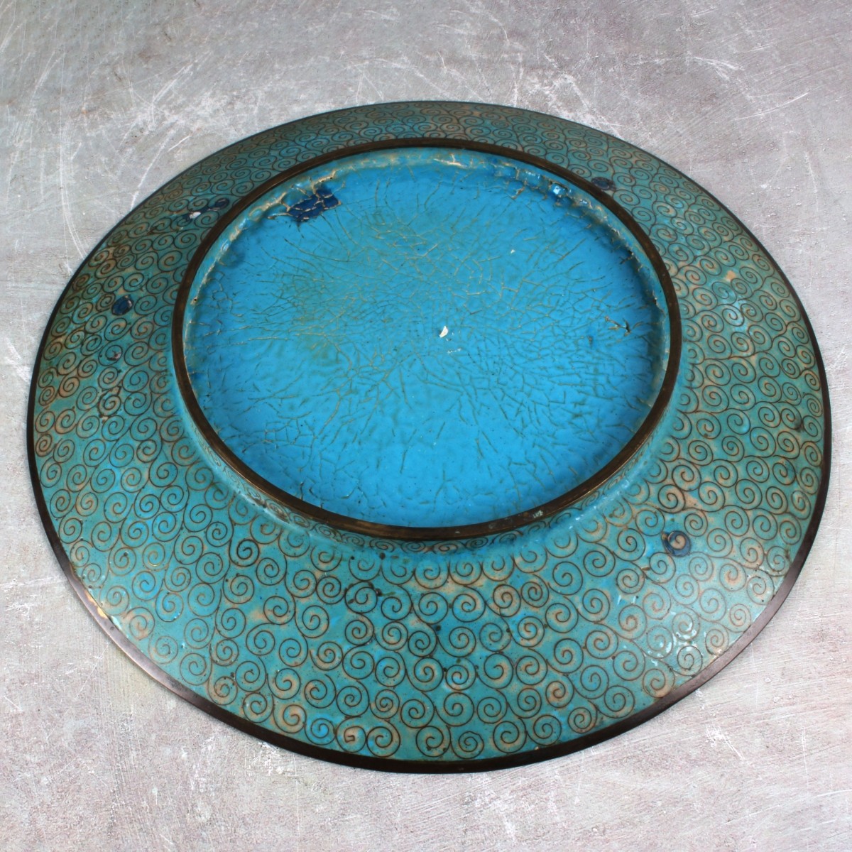 Japanese Bronze and Cloisonne Plates