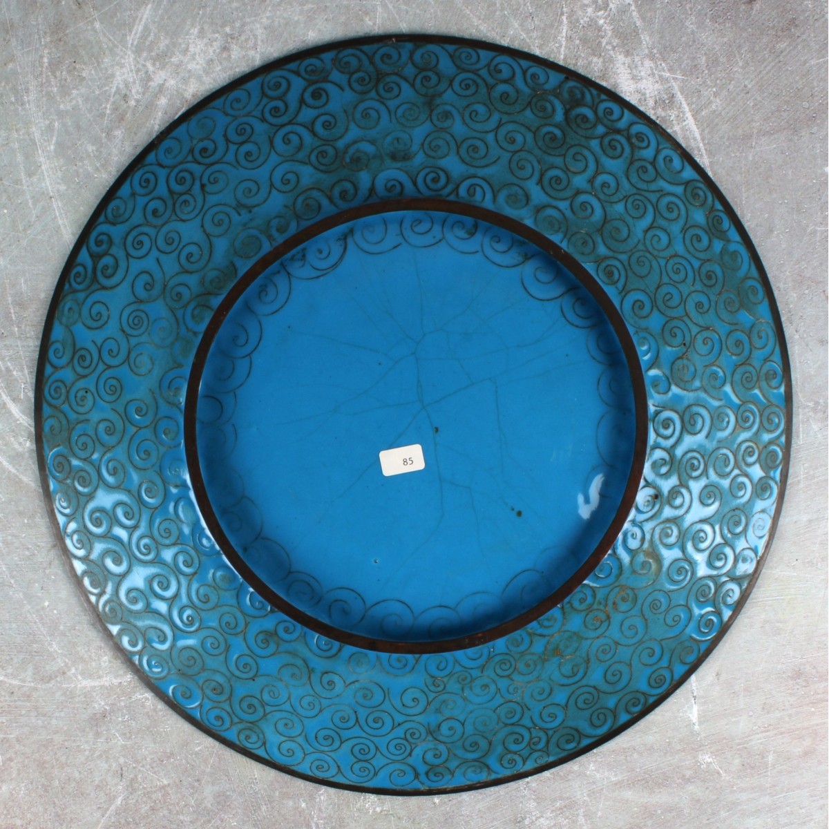 Japanese Bronze and Cloisonne Plates