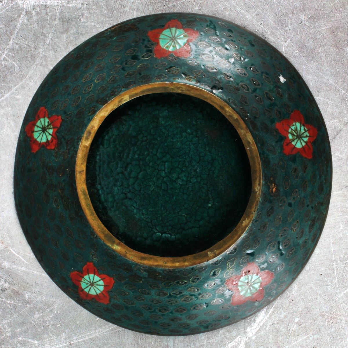 Japanese Bronze and Cloisonne Plates