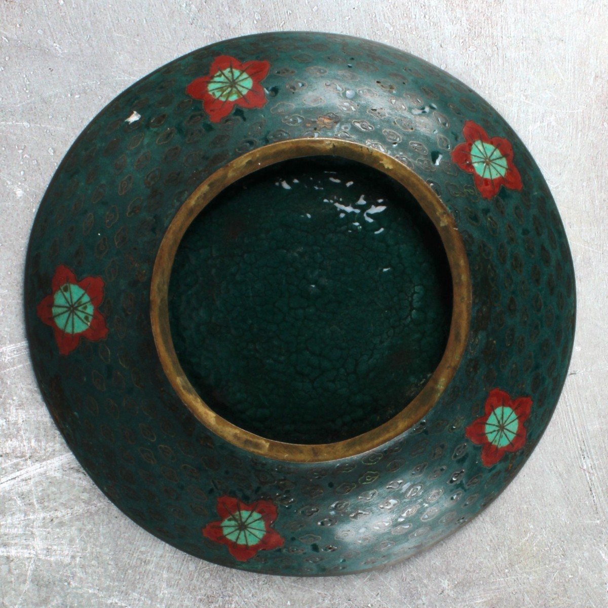 Japanese Bronze and Cloisonne Plates