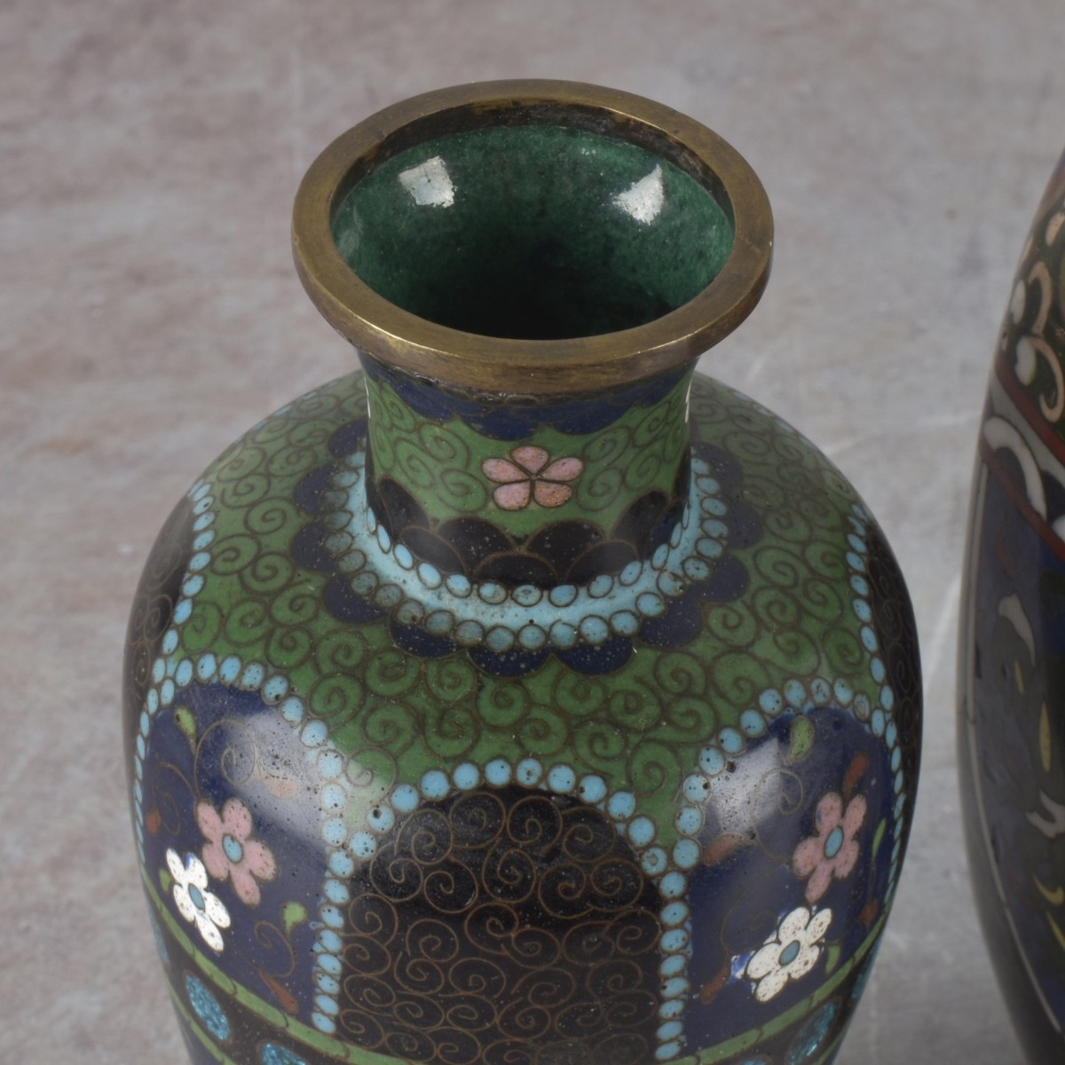 Japanese Cloisonne Vases