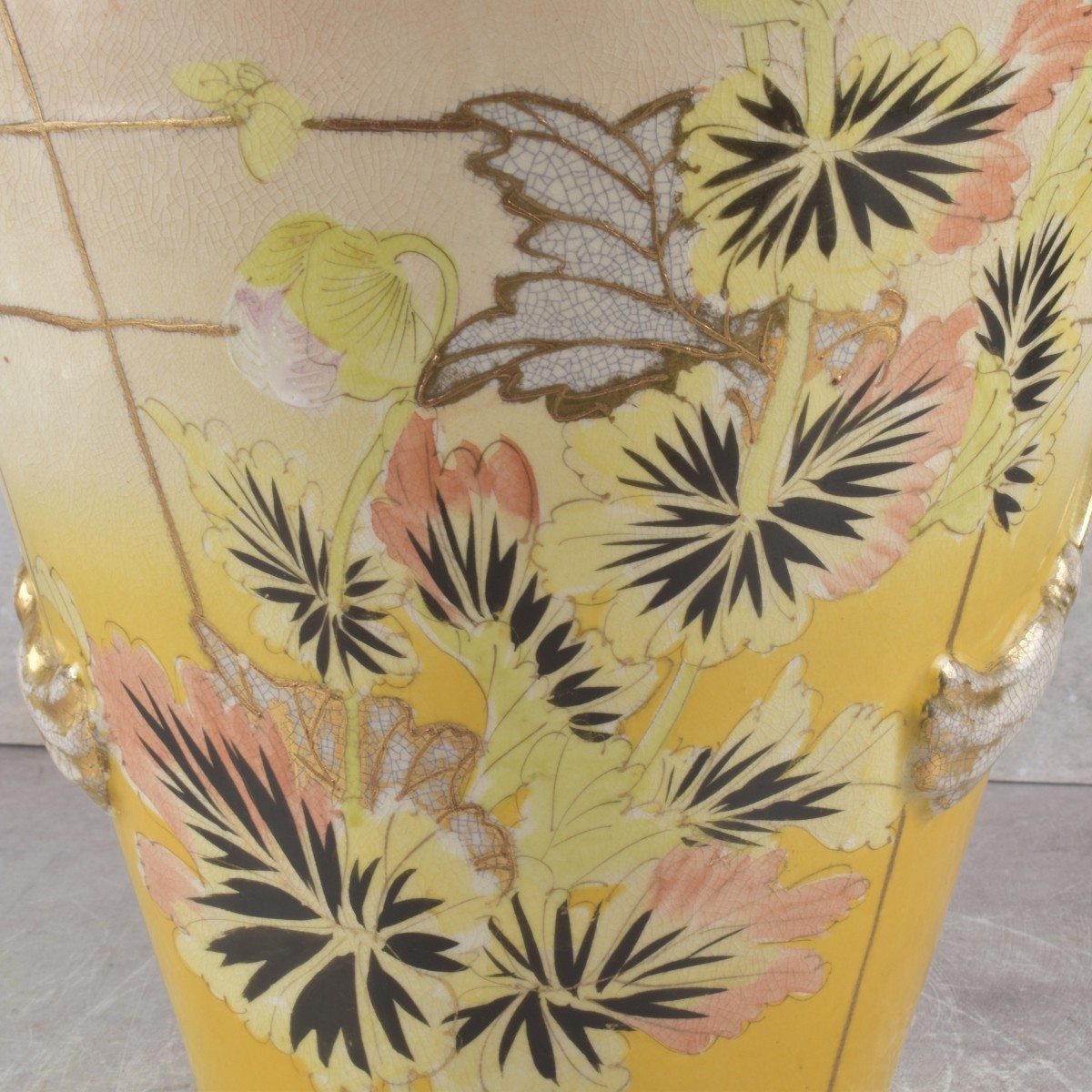 Satsuma Porcelain Floor Vase