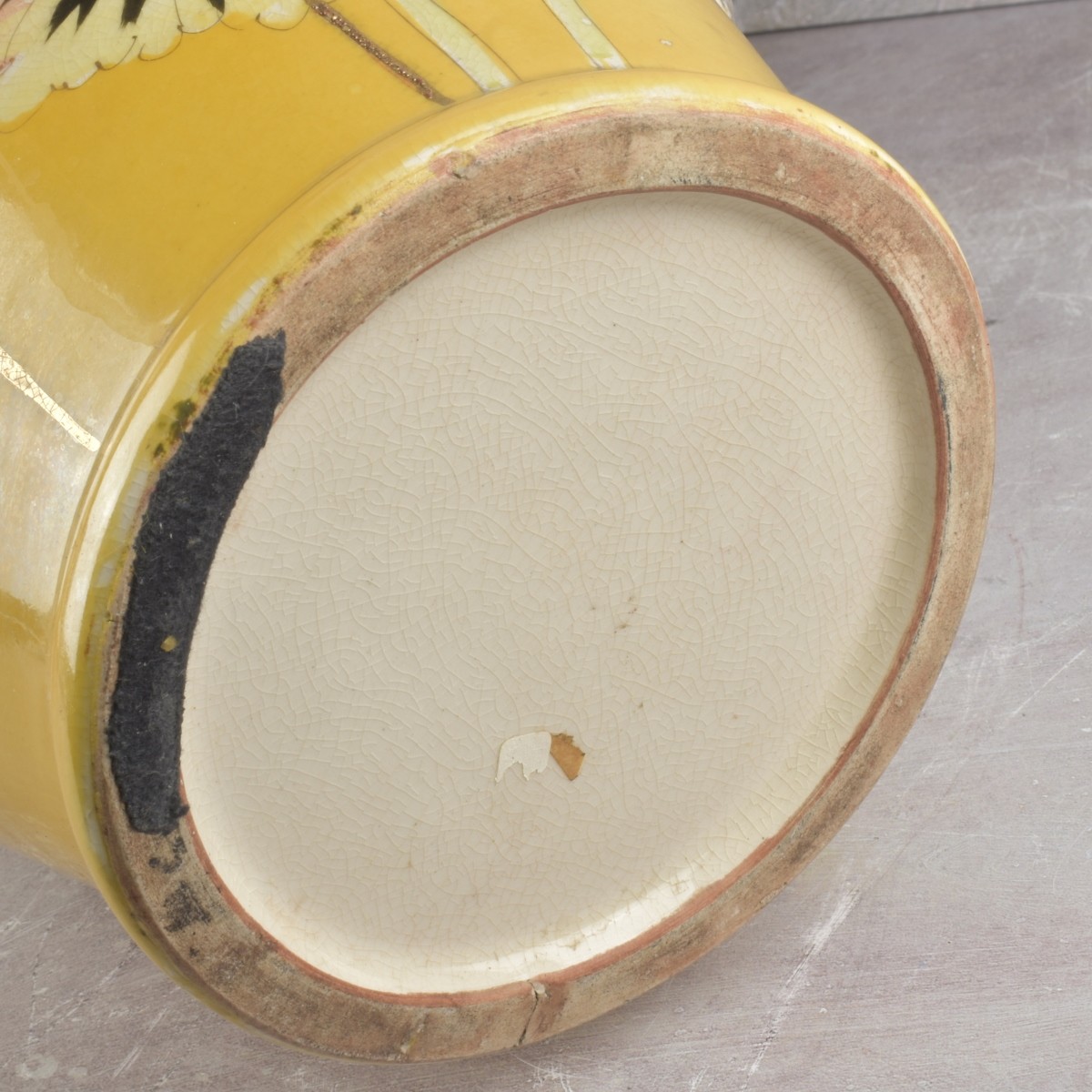 Satsuma Porcelain Floor Vase