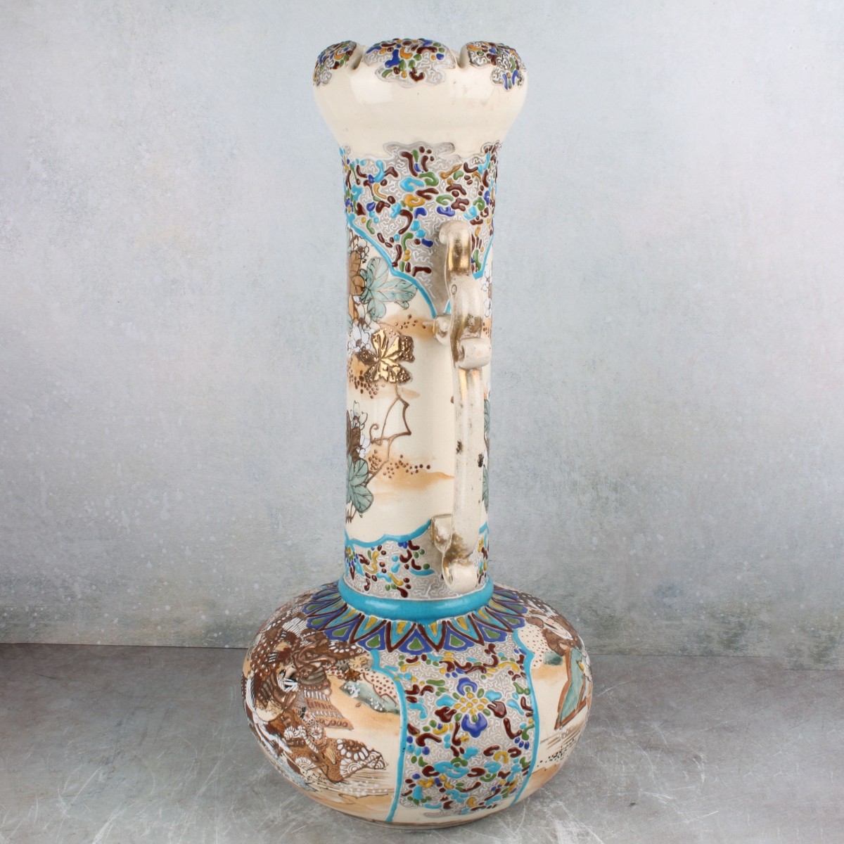 Japanese Satsuma Porcelain Vase