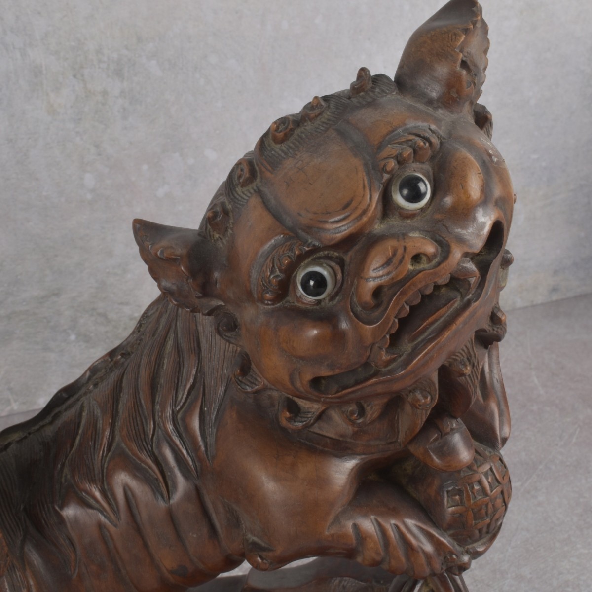 Vintage Chinese Foo Dog Sculptures