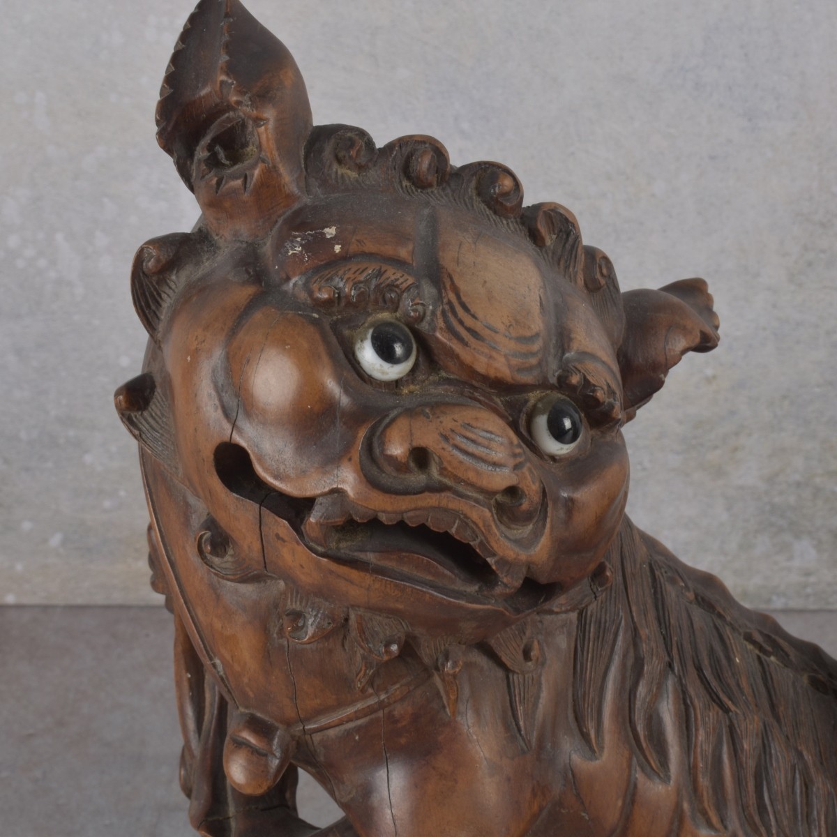 Vintage Chinese Foo Dog Sculptures