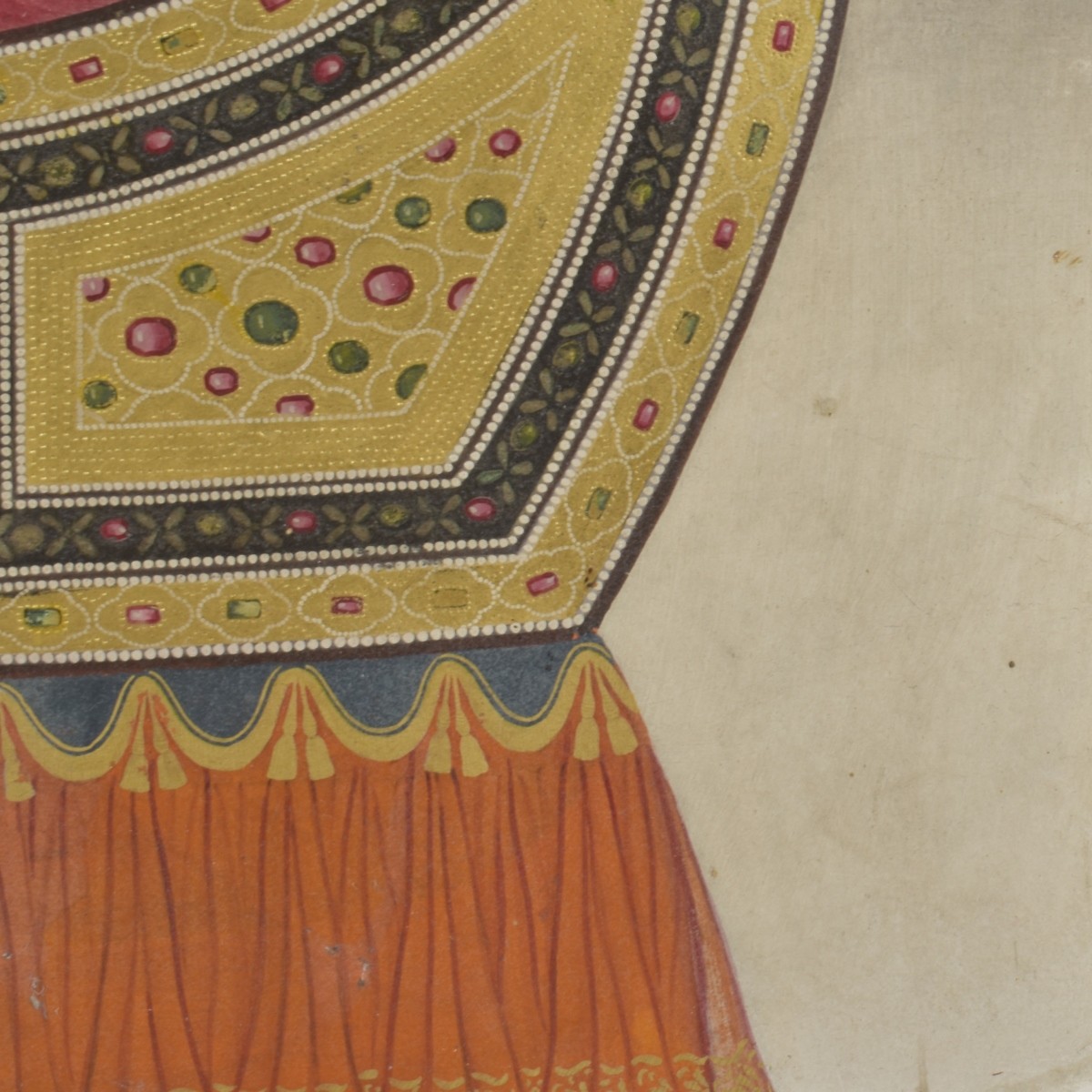 Antique Painting of a Mughal Emperor