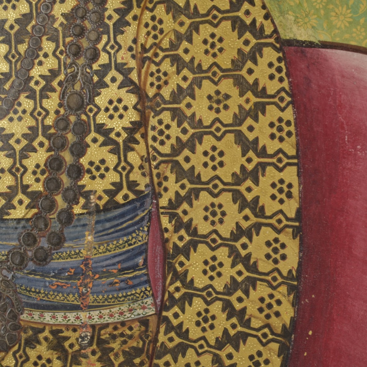 Antique Painting of a Mughal Emperor