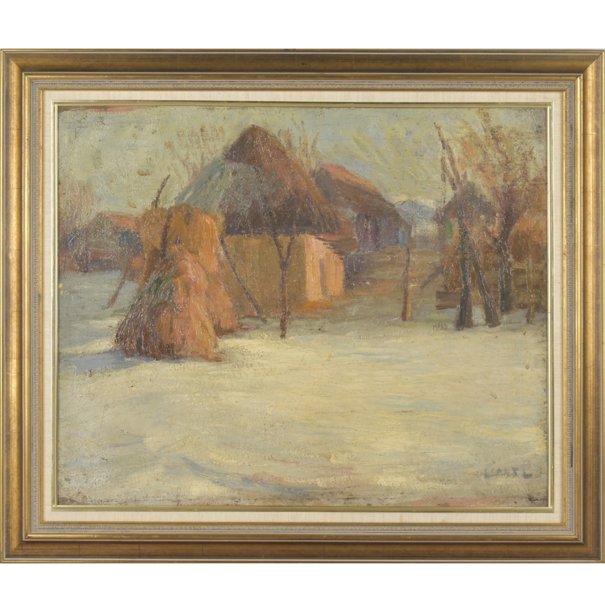 French O/C, "Village Winter"