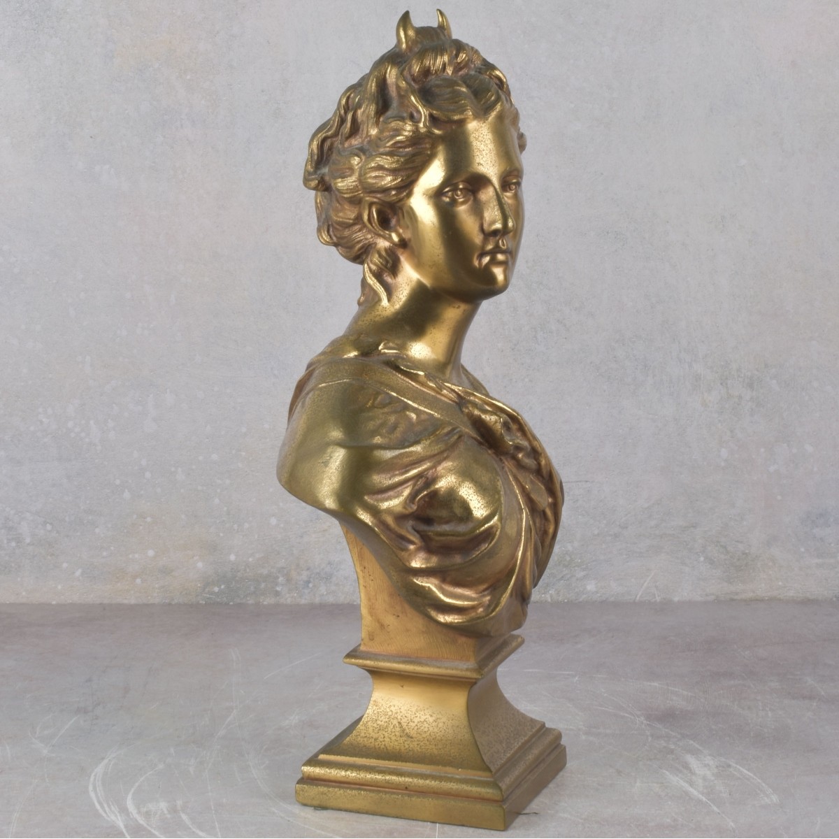 Vintage Gilt Bronze "Diane Huntress"