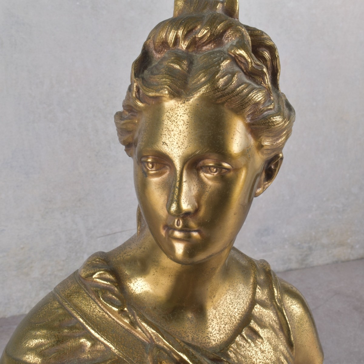 Vintage Gilt Bronze "Diane Huntress"