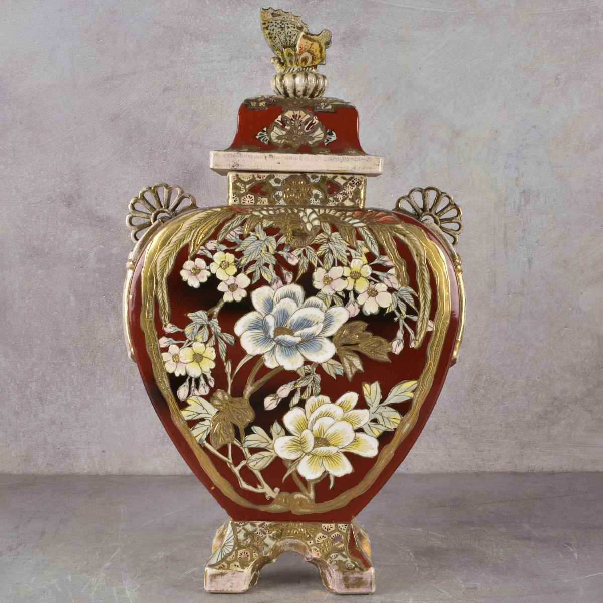 Antique Japanese Kutani Vase