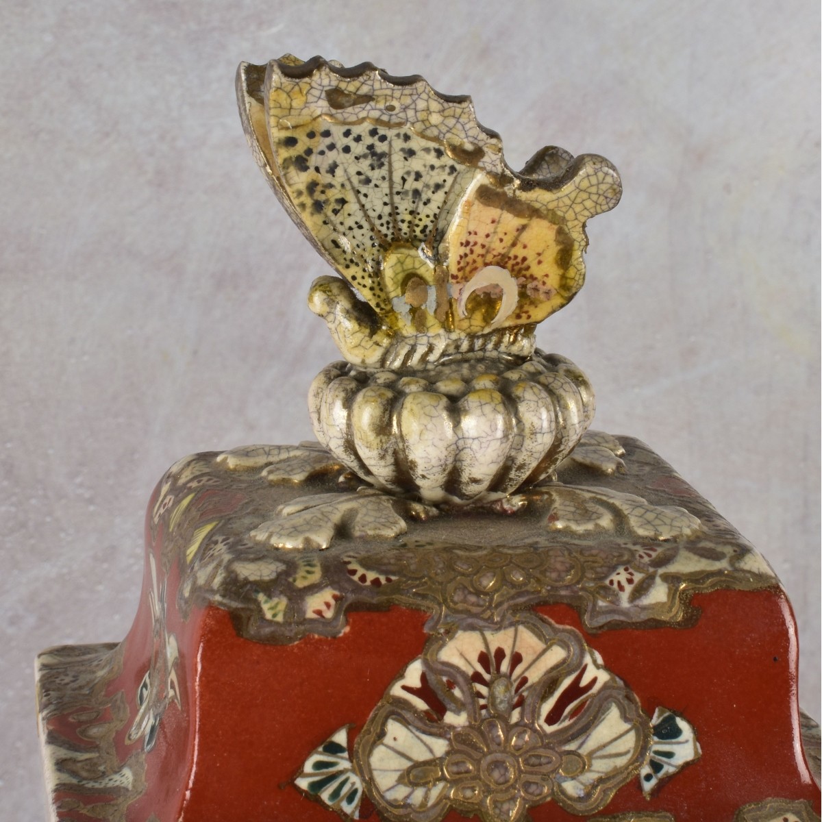 Antique Japanese Kutani Vase